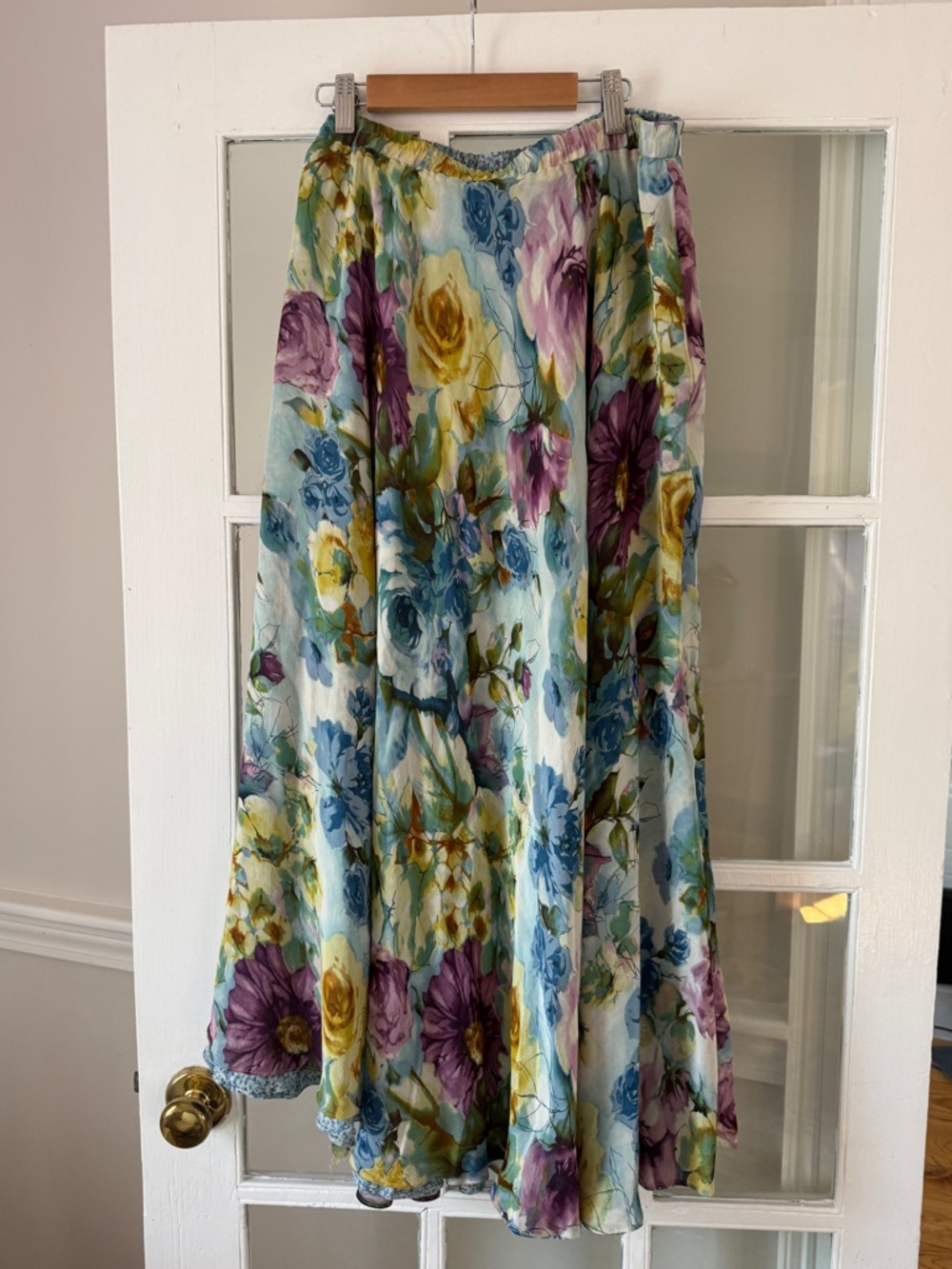 Reversible Floral Maxi Skirt - Picture 3 of 7